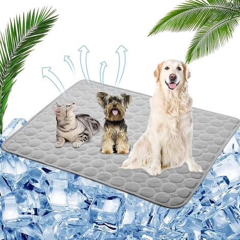 Tapis rafraîchissant - Tapis rafraîchissant pour chien - Couverture rafraîchissante pour chat - Tapis rafraîchissant pour animaux - Tapis rafraîchissant pour animaux de compagnie - Convient à tous les (1/5)