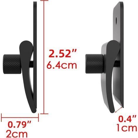 Wandteppichaufhänger, 4 Wandbehangaufhänger, Aufhängeclips für Decken, Teppiche und Läufer, Metall-Wandclips zum Aufhängen (1/4)