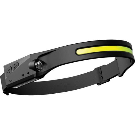 Rechargeable LED headlamp, flashlight, 5 modes, motion sensor, waterproof, suitable for camping, running, hiking. (1/5)