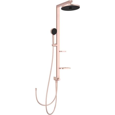 Ideal Standard ALU+ - Conjunto de ducha sin grifo, diámetro 26 cm, 2 chorros, rosado BD585RO (1/5)