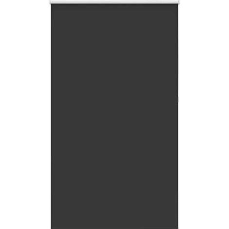 Maison Exclusive - Estor Enrollable Opaco negro 135x230 cm Tela A