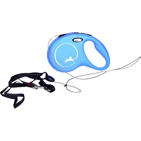 Flexi New Classic guinzaglio retrattile blu 8m S