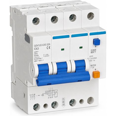 Disjoncteur différentiel 3P+N 32A courbe C (1/5)