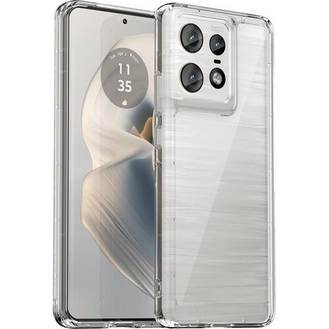 Étui transparent pour Motorola Edge 50 Pro et Fusion Hybrid (1/5)