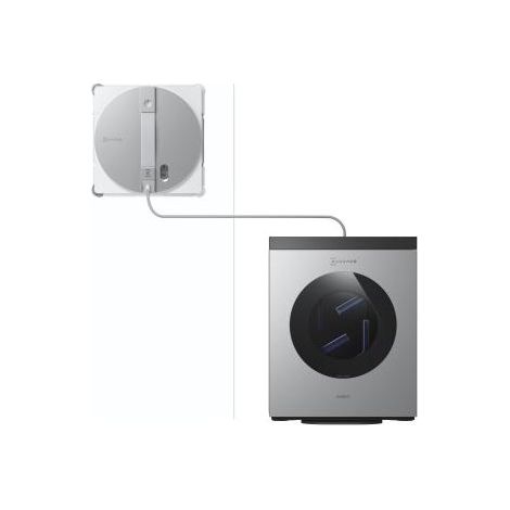 Robot lave-vitres ECOVACS Winbot W3 Omni Argent avec station multifonction (1/2)