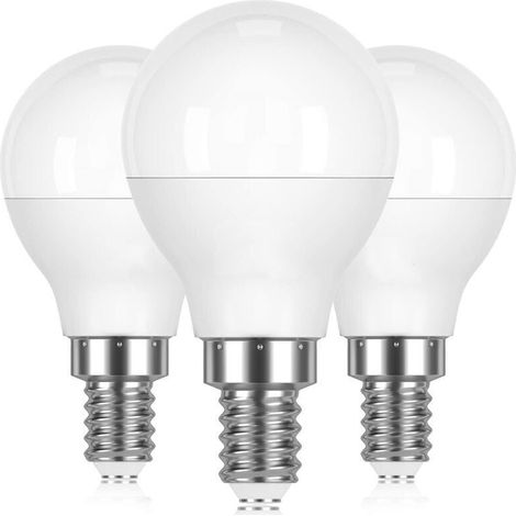 Ampoule LED E14 5 W - 470 lm - Blanc chaud 2700 K - Angle de faisceau 200° - AC 220-240 V - Non dimmable - Lot de 6 (1/4)
