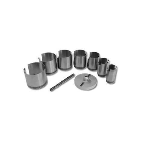 Lochsäge Mega hole saw set gehärtete Zähne Adapter enthalten