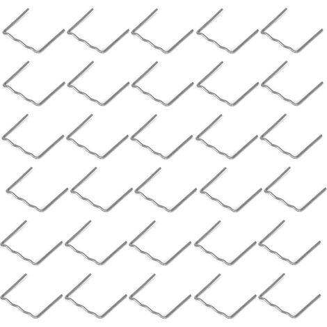 Machine de réparation de pare-chocs en plastique automobile : goujons thermofusibles à souder (500 pièces goujons thermofusibles plats de 0,6 mm) (1/5)