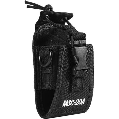Étui en nylon noir MSC-20A avec bandoulière pour radio bidirectionnelle Kenwood Motorola/HYT (1/5)