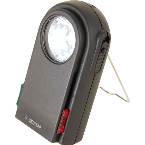 Velamp Chemin de Fer - Torcia LED da Tasca Piatta – 3 LED, Filtri Rosso e Verde, Pulsante Morse, Clip Supporto in Metallo – Ideale per Caccia, Trekking, Emergenze (1/5)