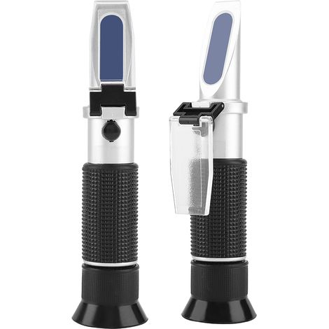 Réfractomètre portable pour bière, vin et jus - Mesure densité et sucre Brix 0-32% (1/5)