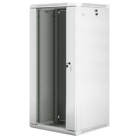 Lanberg WF01-6627-10S Rack 27U Wandmontiertes Regal Weiss