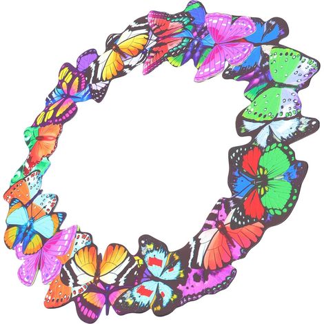 Couronne Murale en Fer Forgé, Décoration Murale en Métal, Sculpture de Fleur Décorative pour Salon, Jardin ou Terrasse, Couleur 2, Décoration Intérieure Polyvalente (1/5)