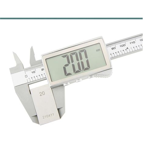 Electronic Digital Display Caliper Large Screen Display Vernier Caliper Carpenter Tool Caliper(Caliper Black 100) (1/2)