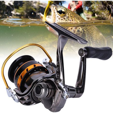 Moulinet de Pêche sur Glace XF150 en Métal sans Intervalle pour Glace