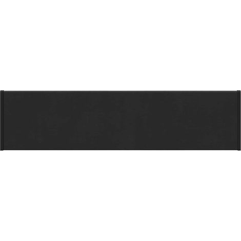 Umbral de Ventana Negro con Vetado de Madera 60 x 25 x 4,5 cm vidaXL