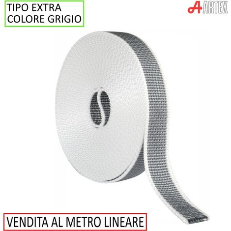 CINTINO TIPO EXTRA GRIGIO LARGHEZZA 22 MM - SPESSORE 2.2 MM (1/2)