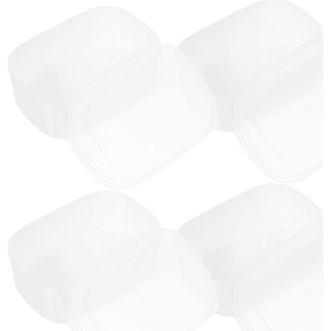 FOMIYES Lot de 4 boîtes bento en plastique pour la conservation (1/5)