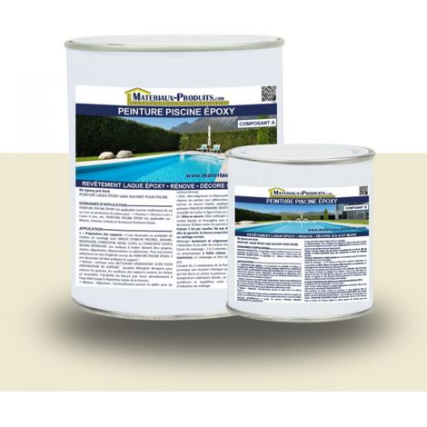 Peinture Piscine Epoxy - 10 Kg Blanc perlé - MATPRO