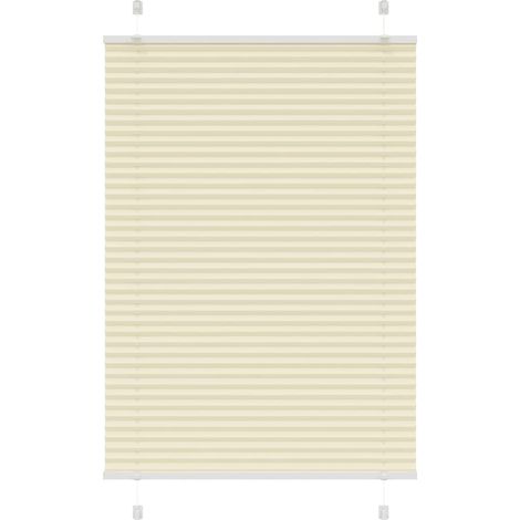 Plissee Creme 95x150 cm Stoffbreite 94,4 cm Polyester