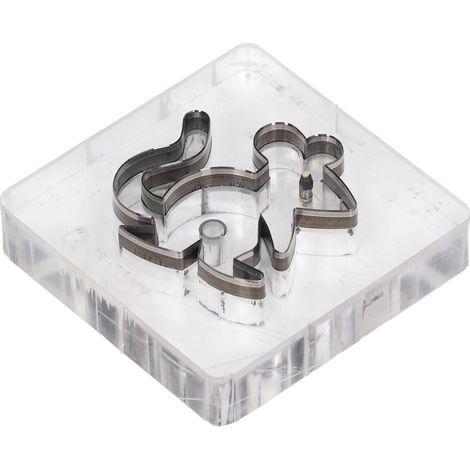 Moule de découpe cuir forme souris, poinçon acrylique acier allié creux pour bricolage artisanal (1/5)