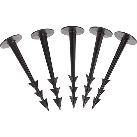 Lot de 100 agrafes pour aménagement paysager de jardin - Piquets robustes pour toile de paillage (1/5)