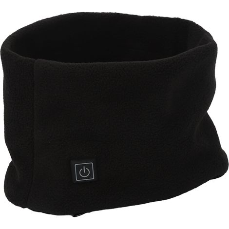 Nouveau cache-cou chauffant d'extérieur automne/hiver pour le cyclisme, résistant au froid et au vent, réglable sur trois températures, noir. (1/5)