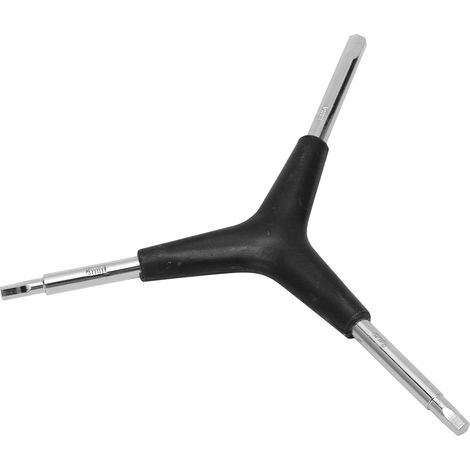 Clé hexagonale en Y acier inoxydable, clé à six pans 3 voies pour réparation de vélo (1/5)