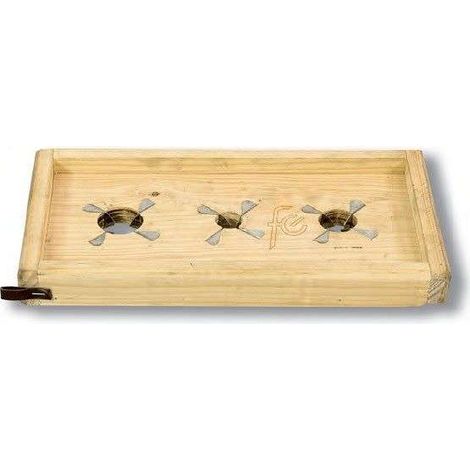 tabla rajar aceitunas 3 agujeros 330x170 mm+cuchillas inox 20980