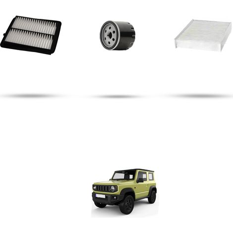 Kit tagliando 3 filtri compatibile con Suzuki Jimny II 1.5 75KW DAL 2018 (1/4)