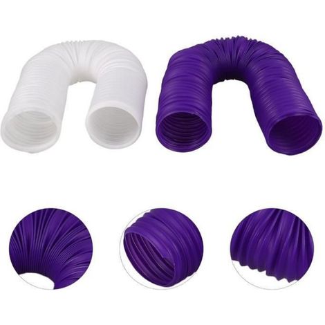 Tunnel Pour Petits Animaux - Tube Plastique Extensible Modulable - Pour Hamster Lapin Nain Cochon D Inde Chinchilla - 2 Pièces (1/5)
