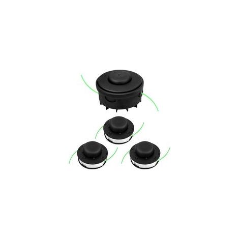 C2-2 Tête de rechange pour débroussailleuse & bobines pour Stihl FSA 56, tête de rechange pour débroussailleuse, 1 tête de rechange pour débroussailleuse, 3 lignes de bobine