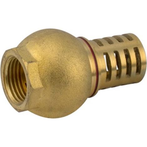 Durchbohrtes Messing-Fußventil - 2", GIBALTO