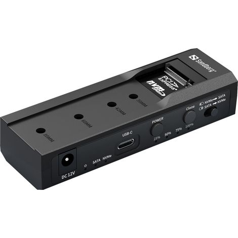 Sandberg Klon-owniak USB3: M2 NVMe sata, Docking Station USB3: M2 NVMe sata, 136-49