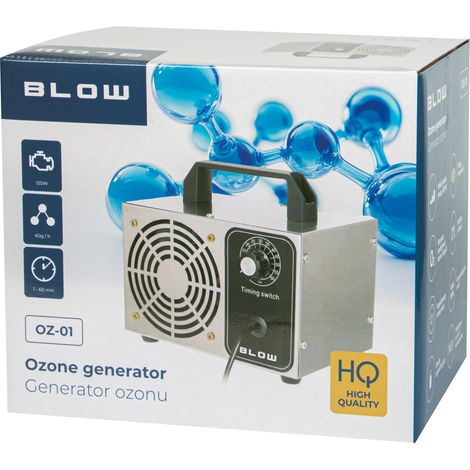 Generador de ozono BLOW OZ-01 ozonizador 60.000 mg/h 120W (1/5)