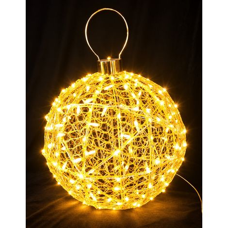 Bonturi Casa Palla Sfera Luminosa di Natale 250 LED D 60 Cm H 100 Cm GOLD (1/3)