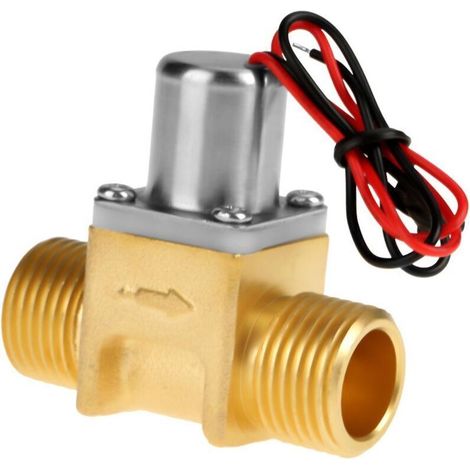 Électrovanne en Laiton Durable, Vanne électromagnétique à Impulsion Compacte pour Nettoyeur à Induction, Environnement D'alimentation par Batterie. (1/3)
