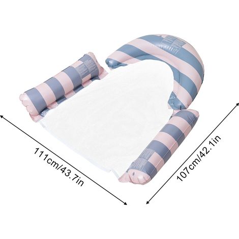 Bouées gonflables pour piscine, chaises longues flottantes pour adultes, jouets de piscine d'été