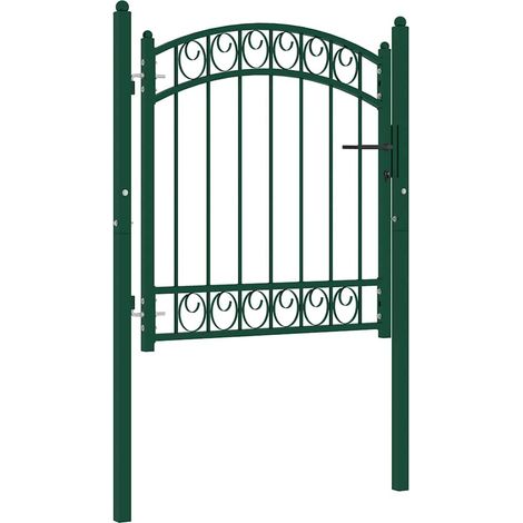vidaXL Portails de clôture EMMEN 104 x 86 cm Verrouillable (1/5)