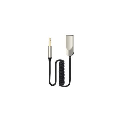 Bluetooth 5.4 Aux-Adapter mit 80 cm langem, geflochtenem Kabel, kabelloses Musikstreaming und Freisprechfunktion für Autos, Heimstereoanlagen, Lautsprecher, Verstärker und Audiosysteme (1/5)