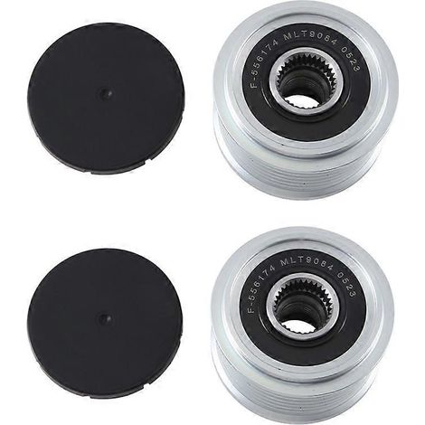 Poulie d'embrayage d'alternateur (2X) pour Ranger Transit 2.2, Guard 2.4, Hilux 2.4, 2.5 et 3.0 (2GD-FTV, F-556174, 27415-0L020, F00M391121) (1/5)