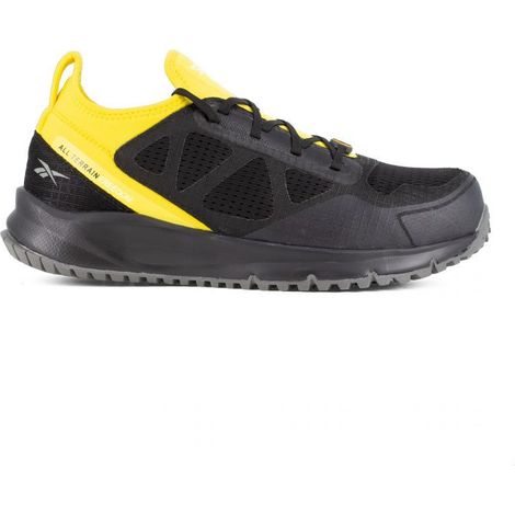 Reebok IB4095S3 chaussures de travail de se'curite' tout terrain basses en ne'opre'ne N.40 noir/jaune S3 avec embout en aluminium et semelle anti-perforation Nero/Giallo 40 (1/4)