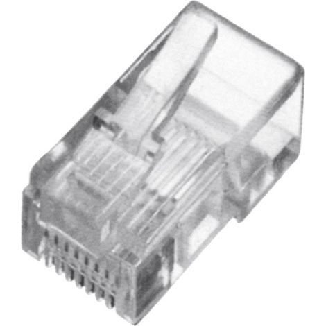 Digitus DN-MO-8-8-SR Spina modulare Digitus per cavi rotondi, non schermata, 100 pz. DN-MO-8-8-SR Spina RJ45 Numero di