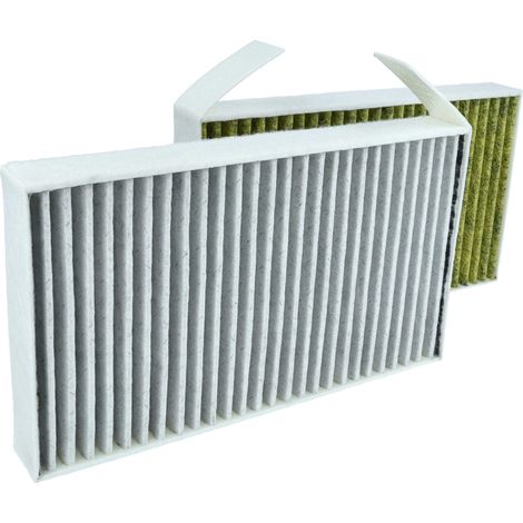 vhbw 2x Innenraumfilter Ersatz für Mann-Filter FP 25 015 für PKW - Mit Aktivkohle