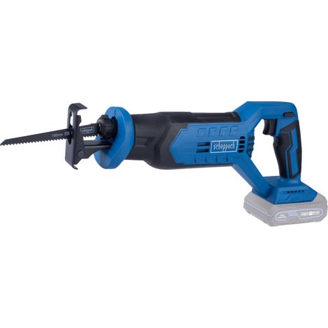 Scheppach Scie Sabre sans fil IXES 20V - C-RS100-X - 2800min-1 - Lame 150mm - Mandrin à serrage rapide - Sabot réglable - Vendue sans batterie ni chargeur