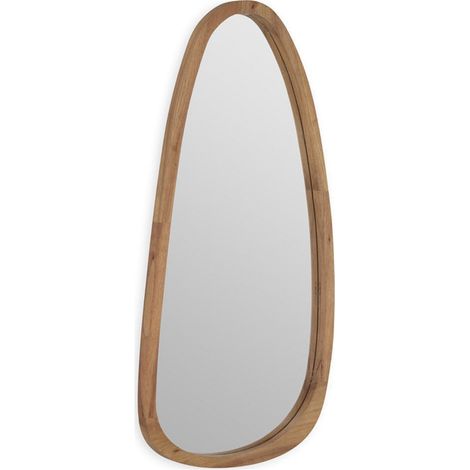 Miroir organique en bois naturel - Naturel (1/5)