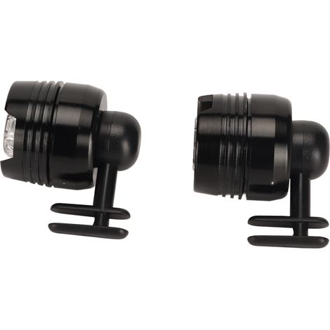 2PCS Shoes Headlights Aluminum Alloy Waterproof LED Flashlights Attachment for Outdoor Camping Hiking Black (1/5)