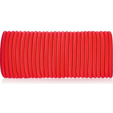 Corde de sécurité élastique rouge 4 mm x 30 m, sangle élastique, filet de chargement, articles fixes (1/4)