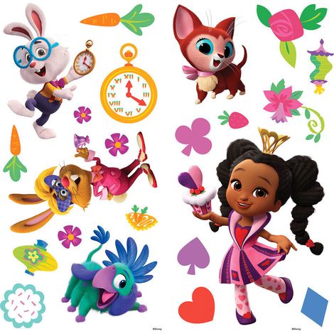 Stickers repositionnables - Alice et la Pâtisserie des Merveilles - 20 cm x 30 cm (1/5)