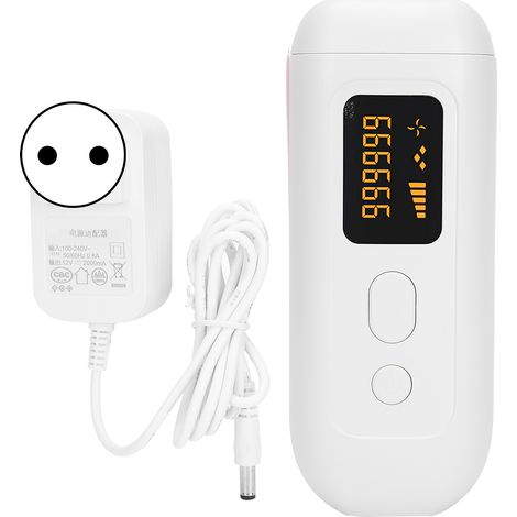 Appareil d'Épilation IPL Portable 5 Niveaux Réglables - Machine Professionnelle 110-240V avec Prise UE Blanche (1/5)